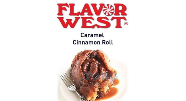 Изображение Ароматизатор Flavor West Caramel Cinnamon Roll Ароматизатор Flavor West Caramel Cinnamon Roll